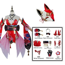 Load image into Gallery viewer, Sparkle Cosplay Honkai Star Rail Sparkle Cosplay Costume Wig Mask Dress Full Set Prop Hanabi Sparkle Halloween Outfit Uniform
