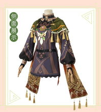 Load image into Gallery viewer, Collei Genshin Cosplay Costume Anime Game Uniform Collei Wig Halloween Party Role Play Outfit for Women
