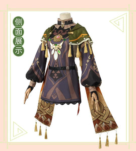Collei Genshin Cosplay Costume Anime Game Uniform Collei Wig Halloween Party Role Play Outfit for Women