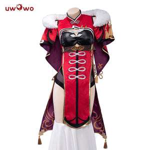 In Stock UWOWO Genshin Impact Beidou Cosplay Game Liyue Uncrowned Lord of the Ocean Halloween Christmas Costume Outfit For Women