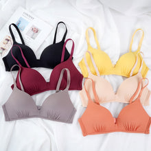 Load image into Gallery viewer, Seamless Bras for Women Push Up Bras No Wire Brassiere A B Cup Underwear Sexy Bralette Three Quarters(3/4 Cup)  Lingerie
