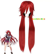 Load image into Gallery viewer, Anime High School D×D DxD Rias Gremory Cosplay Costume Wig Cloak Top Skirt Adult Sexy Woman Child Uniform Hallowen Suit
