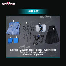 Load image into Gallery viewer, UWOWO Collab Series: Anime Ghostt Bride Doll Gown Victoria Everglot Cosplay Costume S-3XL Halloween Costume
