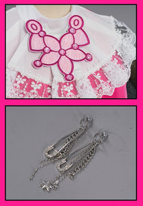 IN STOCK UWOWO Draculauraa Cosplay Costume TOP SELL Pink Suit Vampiree Anime Female Cosplay Halloween Costume