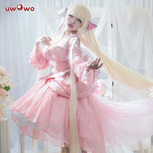 Load image into Gallery viewer, LAST BATCH UWOWO Anime/Mangaa Chii Cosplay Costume Lolita Pink Dress with Bowknot Clamp Halloween Christmas Chii Costumes Outfit
