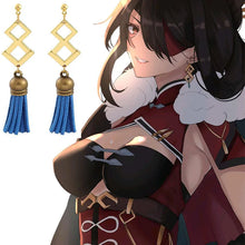 Load image into Gallery viewer, Genshin Impact Beidou Cosplay Boots Shoes Wigs Cosplay Anime Game Bei Dou Earrings Genshin Party Carnival Costume For Women
