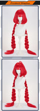 Load image into Gallery viewer, UWOWO Ukinami Yuzuha Wig Game Zenless Zone Zero ZZZ Ukinami Yuzuha Cosplay Wig Red Hair Long Hair Halloween Wig
