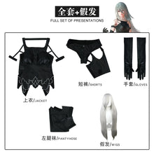 Load image into Gallery viewer, Game NieR:Automata A2 Cosplay Costume Wig Sexy Black Battle Suit For Women Girl Handsome Halloween Party A2 Role Play Outfit
