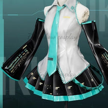 Load image into Gallery viewer, MIKUU Cosplay Mikku Formula Suits Cosplay Costume Woman Christmas Uniforms Sets Prop Wig Shoes Costumes Miku Cosplay
