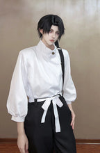 Load image into Gallery viewer, HOLOUN Jujutsu JJK Manga Anime Yuta Okkotsu Cosplay Costume Wig Jacket Black Pants Uniform Rose Net Synthetic Halloween
