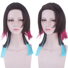 Load image into Gallery viewer, 1:1 Halloween  Demon Slayer Cosplay wig Kamado Nezuko Kanroji Mitsuri Tsuyuri Kanawo Agatsuma Zenitsu Hashibira Inosuke Hair Wig
