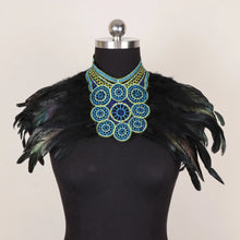 Load image into Gallery viewer, Cosplay Costume Additions Featuring, Gothic Faux Feather-For Carnivals, Party Costume, And Runway Shows
