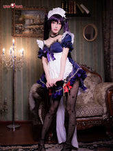 Load image into Gallery viewer, In Stock  Mona Cosplay Maid Costume Game Genshin Impact Cosplay Fanart Exclusive Mona Maid Ver Costume For Girl Kid Outfits
