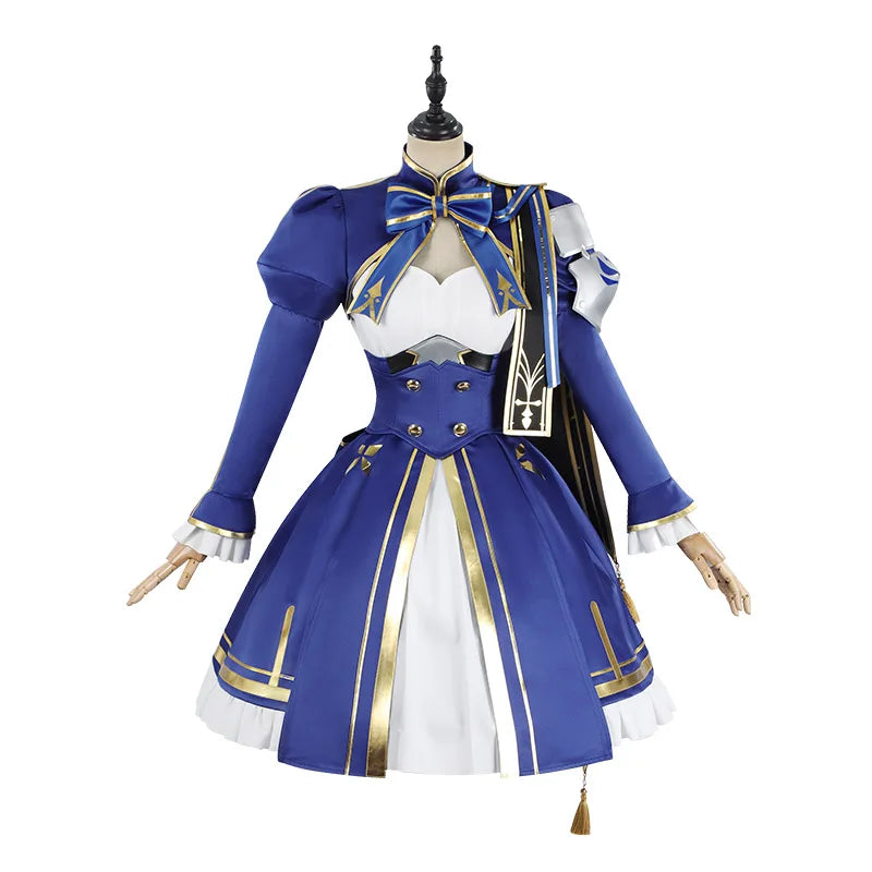 UWOWO Saber Cosplay Collab Series: Game Honkai: Star Rail × Fatee/stayy night Collab Saber Cosplay Costume XS-XXL Halloween Cos