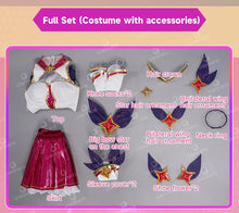 Load image into Gallery viewer, UWOWO Star Guardian Ahri Cosplay League of Legends/LOL: SG K/DA Ahri Xayah Akali Kaisa Cosplay Halloween Costumes
