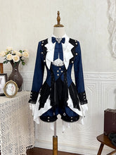 Load image into Gallery viewer, Original Lolita Prince Coat Dress Shorts Dress Japanese Detective Sweet Lolita High Quality Set
