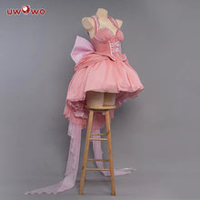 Load image into Gallery viewer, In Stock UWOWO Anime/Manga Chobits Chi Cosplay Costume Lolita Pink Dress with Bowknot Clamp Halloween Christmas Costumes Outfit
