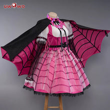 Load image into Gallery viewer, IN STOCK UWOWO Draculauraa Cosplay Costume Pink Suit Vampiree Female Little Devil Cosplay With Cape Hat Halloween Costumes
