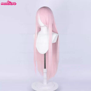 High Quality Anime 100Cm Long Staight Cosplay Wig Black White Red Pink Brown Gold Blue Blonde Purple Heat Resistant Hair Wigs