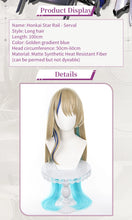 Load image into Gallery viewer, IN STOCK UWOWO Serval Cosplay Wig Honkai Star Rail Cosplay 100cm Long Light Gradient Golden Yellow Hair Heat Resistant Halloween
