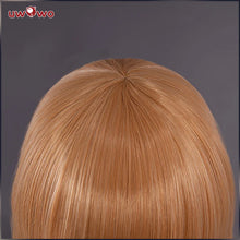 Load image into Gallery viewer, IN STOCK UWOWO NSFW 18+ Original Character Charlotte Nun Figure Sister Cosplay Wig Wig 70cm Orange Hair For Women
