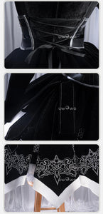 IN STOCK UWOWO A2 Cosplay NieRR:Automata A2 YoRHa: Pearl Harbor Descent Record Cosplay Costume Woman Dress Halloween Costume