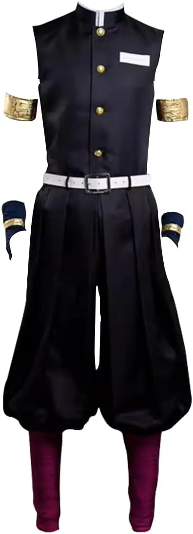 Fulujiacos Anime Kamado Tanjirou Cosplay Uzui Tengen Costume Halloween Uniform Suit Full Set Uniform Outfits