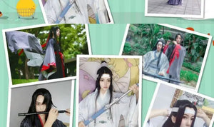 Grandmaster Of Demonic Cultivation Wei Wuxian Yi Ling Jiang Cheng Jiang Yan Li Lan Wangji Cospaly Costume Han Fu Halloween