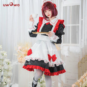 In Stock UWOWO Oshii no Ko Arima Kana Cosplay Maid Costume Idoll Stagee Performance Cosplay Halloween Costumes Outfit