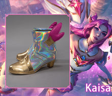 Load image into Gallery viewer, UWOWO League of Legends/LOL Costume Star Guardian Kai'Sa SG Kaisa Cosplay Shoes Boots
