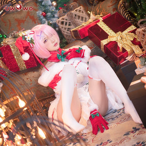 PRE-SALE UWOWO Ram Cosplay Christmas Costume Re:Life in a different world from zero Rem Ram Party Halloween