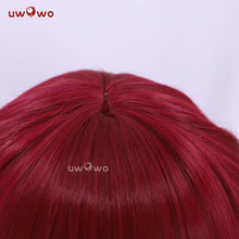 Load image into Gallery viewer, UWOWO Ahri Wig Game League of Legends/LOL: Foxfire Ahri 2023 ASU Cosplay Wig Long Hair with Ear Brown Red Hair 80CM
