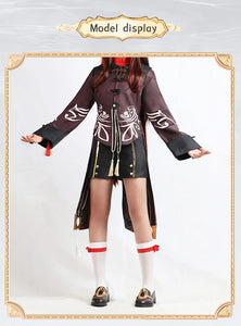 Hutao Cosplay Costume Shoes Uniform Chinese Style Halloween Costumes for Women Game Hu Tao Genshin Impact