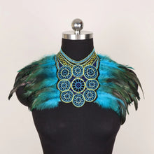 Load image into Gallery viewer, Cosplay Costume Additions Featuring, Gothic Faux Feather-For Carnivals, Party Costume, And Runway Shows
