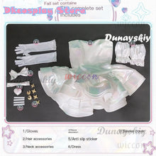 Load image into Gallery viewer, KAngel Cosplay Costume NEEDY GIRL OVERDOSE Fantasy Anniversary Colorful Dress Overload Lolita Outfit Laser Skirts Ribbon Wig
