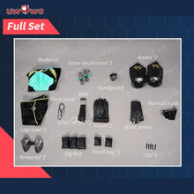 Load image into Gallery viewer, IN STOCK UWOWO Game Valorantt Viper Cosplay Costume with Face Mask Accessories Women Bodysuit Jumpsuit Halloween Costumes Suit
