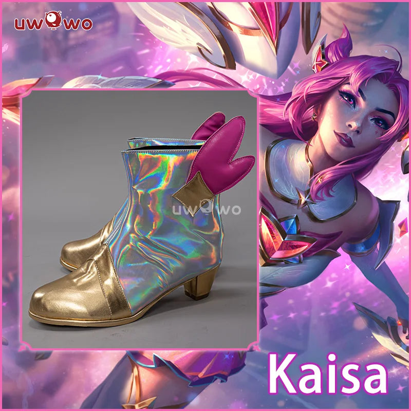UWOWO League of Legends/LOL Costume Star Guardian Kai'Sa SG Kaisa Cosplay Shoes Boots