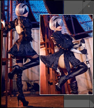 Load image into Gallery viewer, Nier Automata Cosplay Costume Yorha 2B sexy Outfit Games Suit Women Role Play Costumes Girls Halloween Party Fancy Dress
