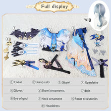 Load image into Gallery viewer, Genshin Impact Eula Cosplay  Costume Uniform Anime Chinese Style Halloween Costumes For Women Game

