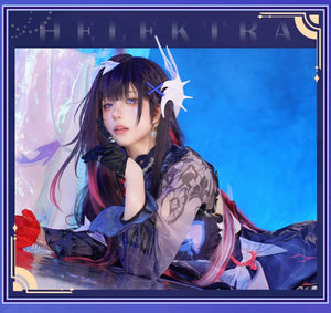 Game Helektra Cosplay Costume Honkai: Star Rail Clothes Uniform Hysilens Wig Shoes Full Set Women Halloween Comic Con Suit