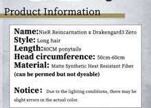 Load image into Gallery viewer, UWOWO NieRR Reincarnation x Drakengardd3 Zero Sister Cosplay Wig Long Hair
