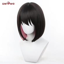 Load image into Gallery viewer, UWOWO Ellen Joe Wig Game Zenless Zone Zero/ZZZ Ellen Joe Maid Cosplay Wig Sort Black Hair 32CM
