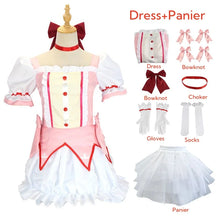 Load image into Gallery viewer, Anime Magical Girl Puella Magi Madoka Magica Homura Akemi Kaname Madoka Cosplay Costume Fighting Uniforms for Mahou Shoujo

