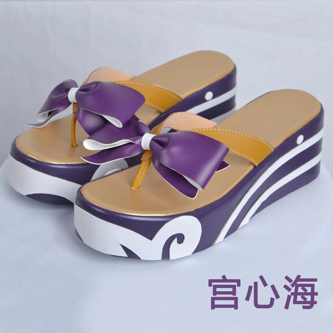 Genshin Impact Cosplay Sangonomiya Kokomi Game Cosplay Costumes Wig Shoes Hat Anime Suits Halloween Party Disfraz Mujer Women