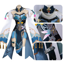 Load image into Gallery viewer, Honkai Star Rail Ruan Mei Cosplay Full Set - Uniform Outfit with Dress Shoes Wig And Prop for Complete Character Representation
