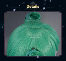 Load image into Gallery viewer, UWOWO League of Legends/LOL: Gwen Prestige Crystal Rose Wildd Rift WR ASU Cosplay Wig High Quality Light Green Hair
