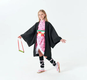 Halloween costume new anime demon killer cosplay Tanjiro Nezuko cosplay children Shinobu costume Japanese anime Halloween costum