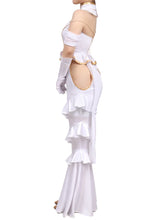 Load image into Gallery viewer, In Stock DAZCOS Anime Overlord Albedo Cosplay Costume Halloween Christmas Costume Cos Women White Dress Overlord Albedo Cosplay
