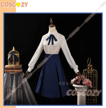 Load image into Gallery viewer, Fate Stay Night Saber Cosplay Costumes Wig Japanese Anime Sailor Uniforms Women Cosplay Dress Halloween Party Clothing Set
