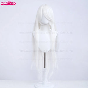 High Quality Anime 100Cm Long Staight Cosplay Wig Black White Red Pink Brown Gold Blue Blonde Purple Heat Resistant Hair Wigs